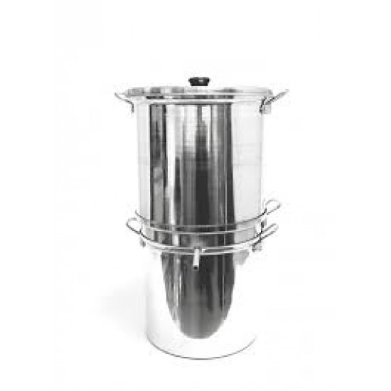 Mum Eritme kazanı (benmari tip)